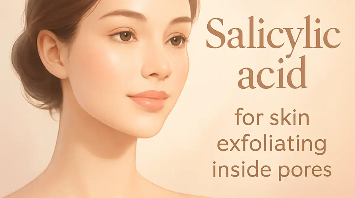 salicylic acid for skin exfoliating inside pores